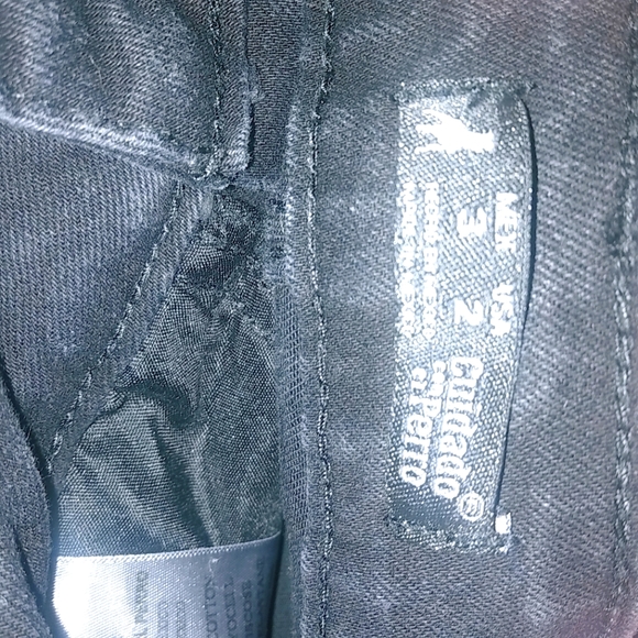 Cuidado con el Perro 2 25 Mexican Black Jeans Distressed Shorts Raw Hem - Picture 7 of 11